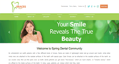 Desktop Screenshot of braces.net.in